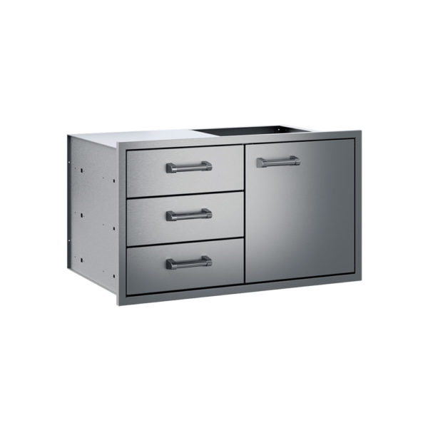Delta Heat 36" Access Door With Three-Drawer Combo