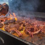 Optional Flat Grate With Tomahawk Steaks