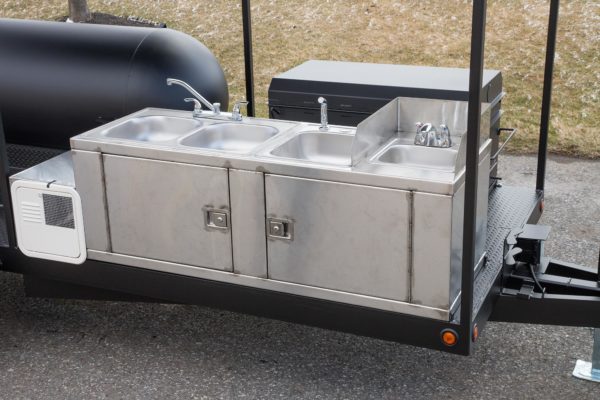 Meadow Creek Mobile Sink 4-Bowl Clean-Up