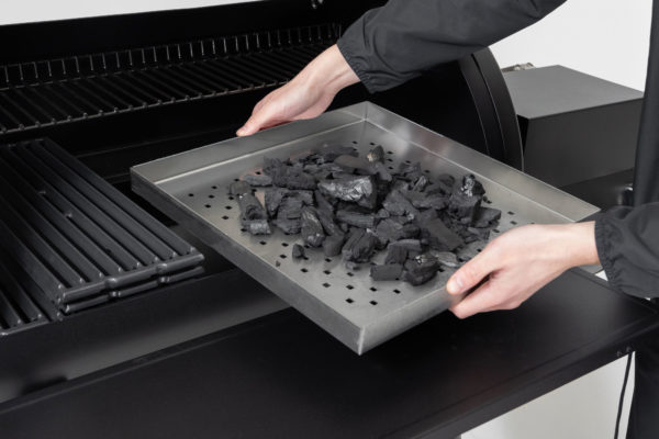 Charcoal Smoke Series Handless Charcoal Tray