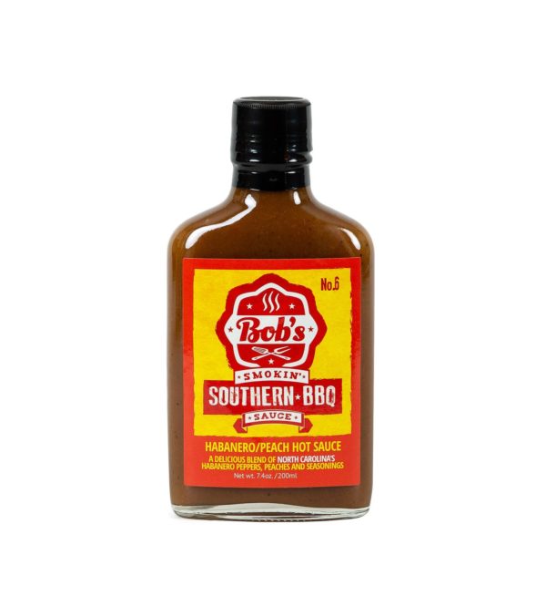 Bob's Smokin' Southern BBQ #6 Habanero/Peach Hot Sauce