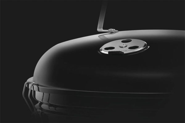 Napoleon 14″ Portable Charcoal Kettle Grill Black Features - Adjustable Air Vents