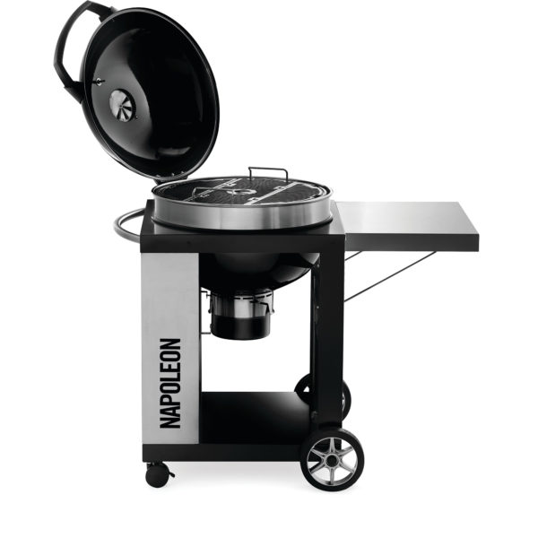 Napoleon 22″ PRO CART Charcoal Kettle Grill – Black