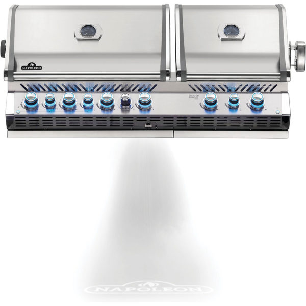 Built-in Prestige PRO™ 825 RBI Gas Grill Head with Infrared Bottom & Rear Burners – Stainless Steel