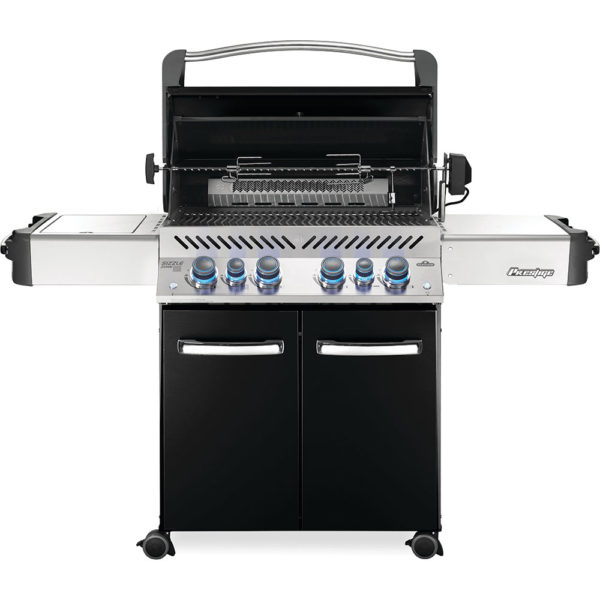 Napoleon Prestige® 500 RSIB Gas Grills with Infrared Side & Rear Burners – Black