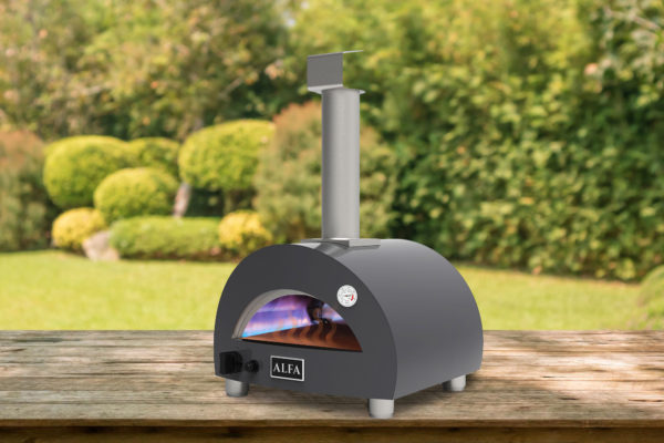 Alfa "Moderno Portable" Gas-Fired Pizza Oven Slate Grey
