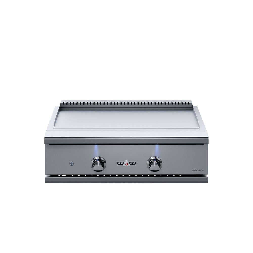 Delta Heat 32" Built In Outdoor Teppanyaki Flat Top Gas Grill