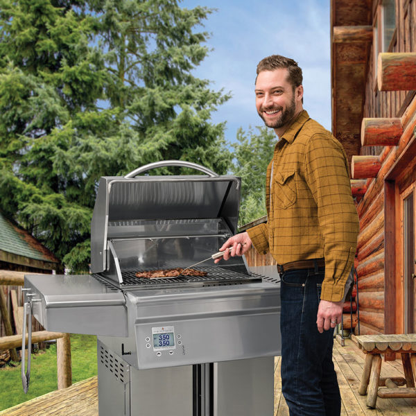 Memphis “Beale Street” Stainless Steel Pellet Grill Cart