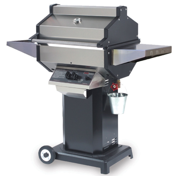 Phoenix Grills SDBOC Grill Head on Aluminum Column Pedestal Cart