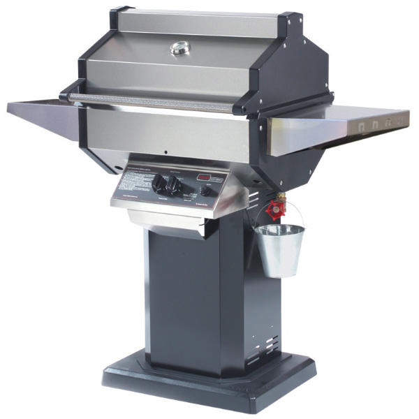 Phoenix Grills SDBOP Grill Head on Aluminum Column Patio Mount Gas Grill
