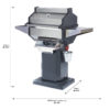 Phoenix Grills SDSSOP Grill Head on Stainless Steel Patio Mount Gas Grill