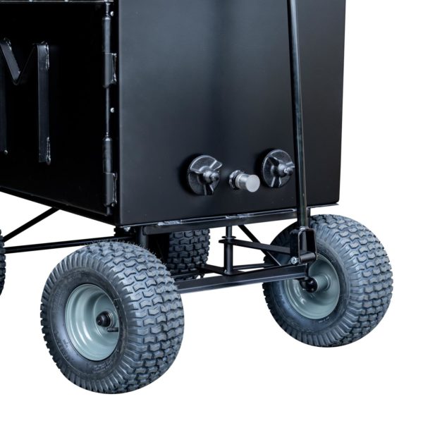 Wagon Chassis on BX100 Box Smoker