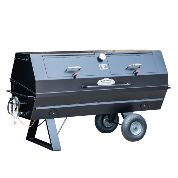 Meadow Creek PR72G Pig Roaster With Optional Doors in Lid