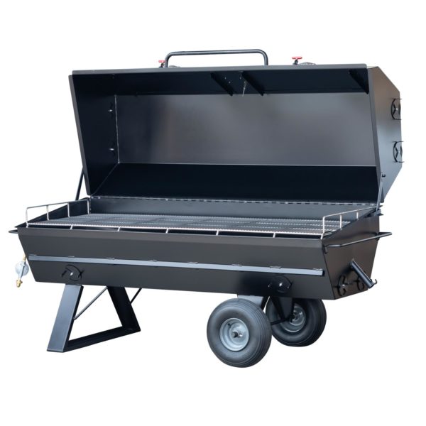 Meadow Creek PR72G Pig Roaster With Optional Doors in Lid