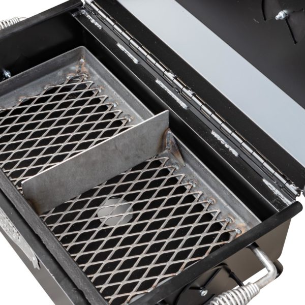 Charcoal Grate With Adjustable Divider on SK23 Steak Grill