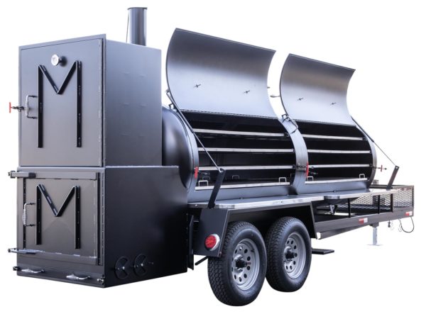 Meadow Creek TS1000 Tank Smoker With Optional Stainless Steel Exterior Shelves