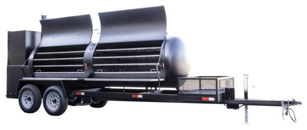 Meadow Creek TS1000 Tank Smoker With Optional Stainless Steel Exterior Shelves