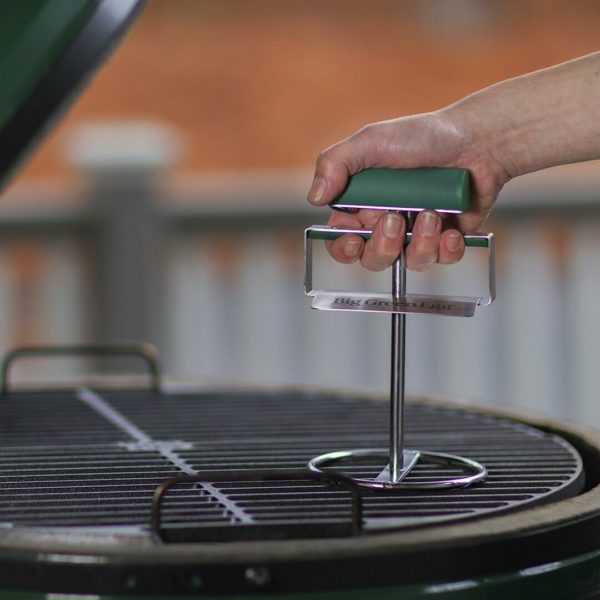 Big Green Egg Heavy-Duty Grid Lifter With Soft Grip Handle