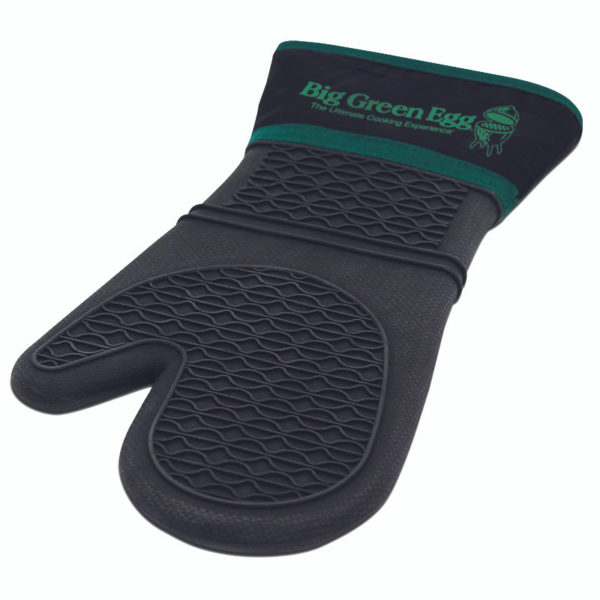 Big Green Egg Silicone BBQ Mitt With Fabric Cuff