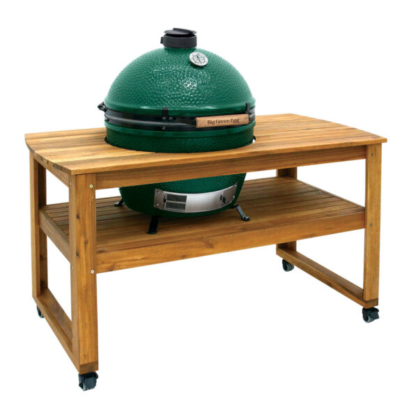 Solid Acacia Hardwood Table for XLarge EGG - With Casters