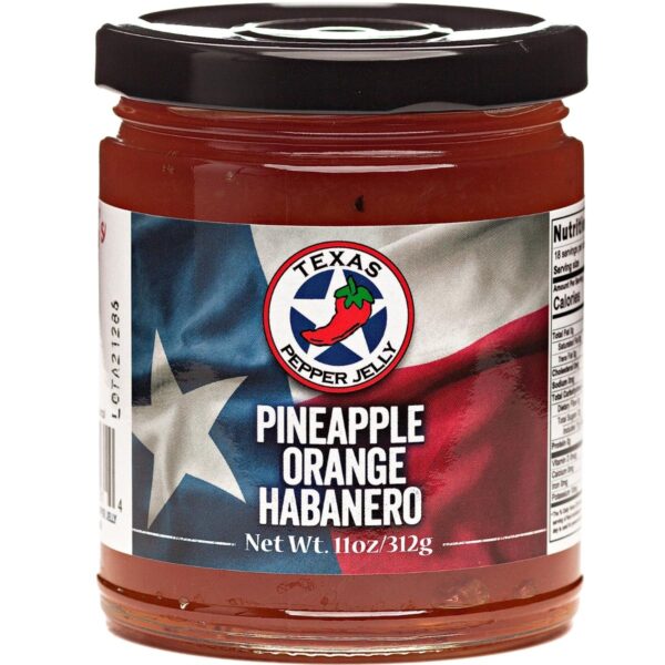 Texas Pepper Jelly - Pineapple Orange Habanero Pepper Jelly