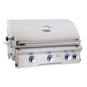 American Outdoor Grill 30" L-Series Built-In Gas Grill With Analog Thermometer, With Backburner