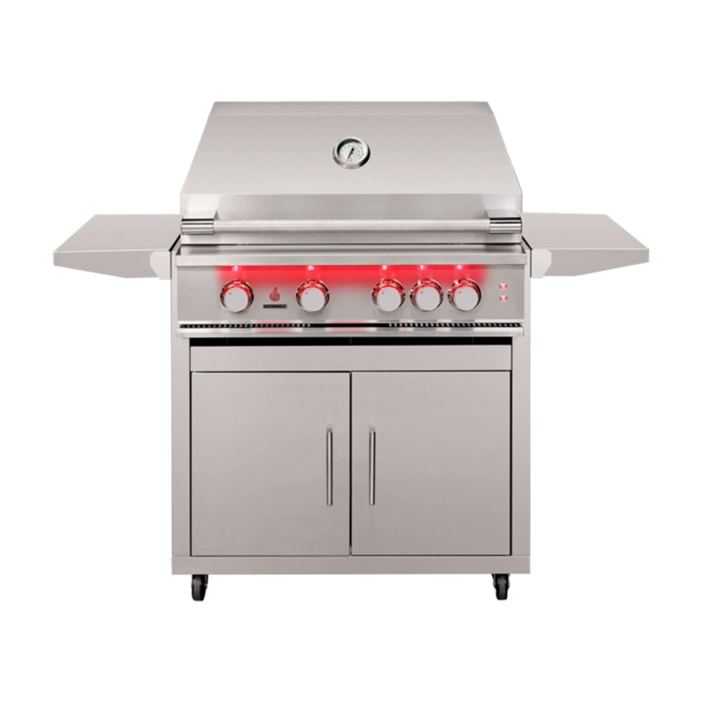 True Flame 32" Stainless Steel Freestanding Gas Grill