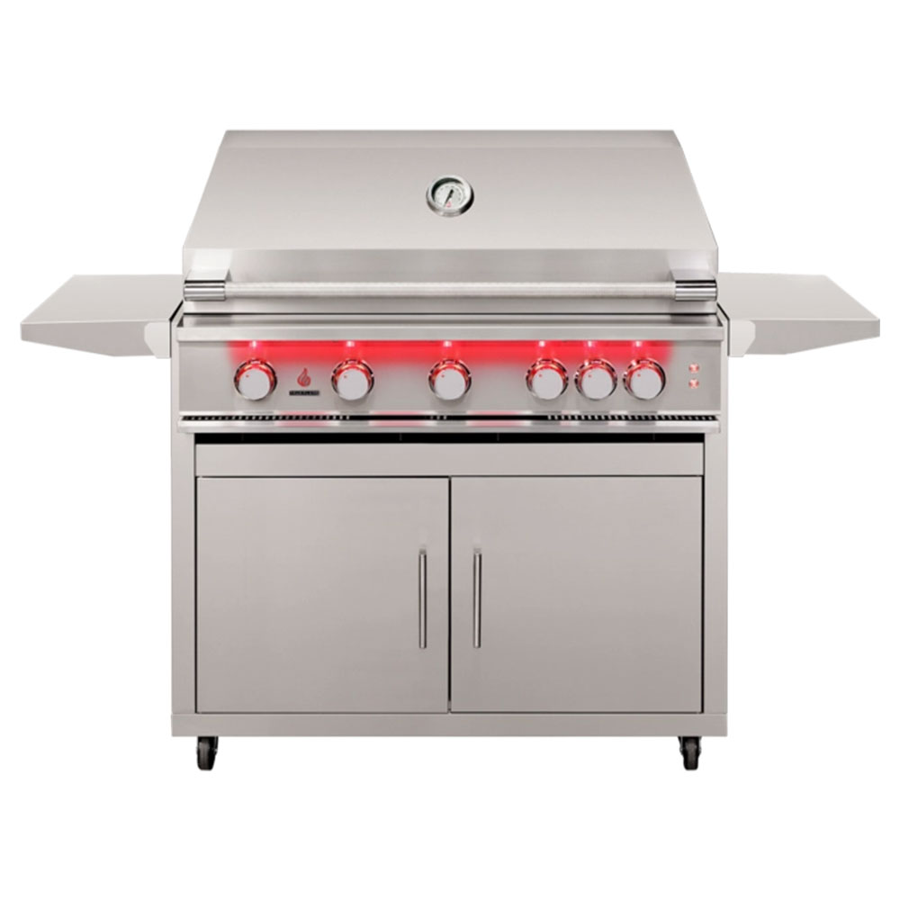 True Flame 40" Stainless Steel Freestanding Gas Grill