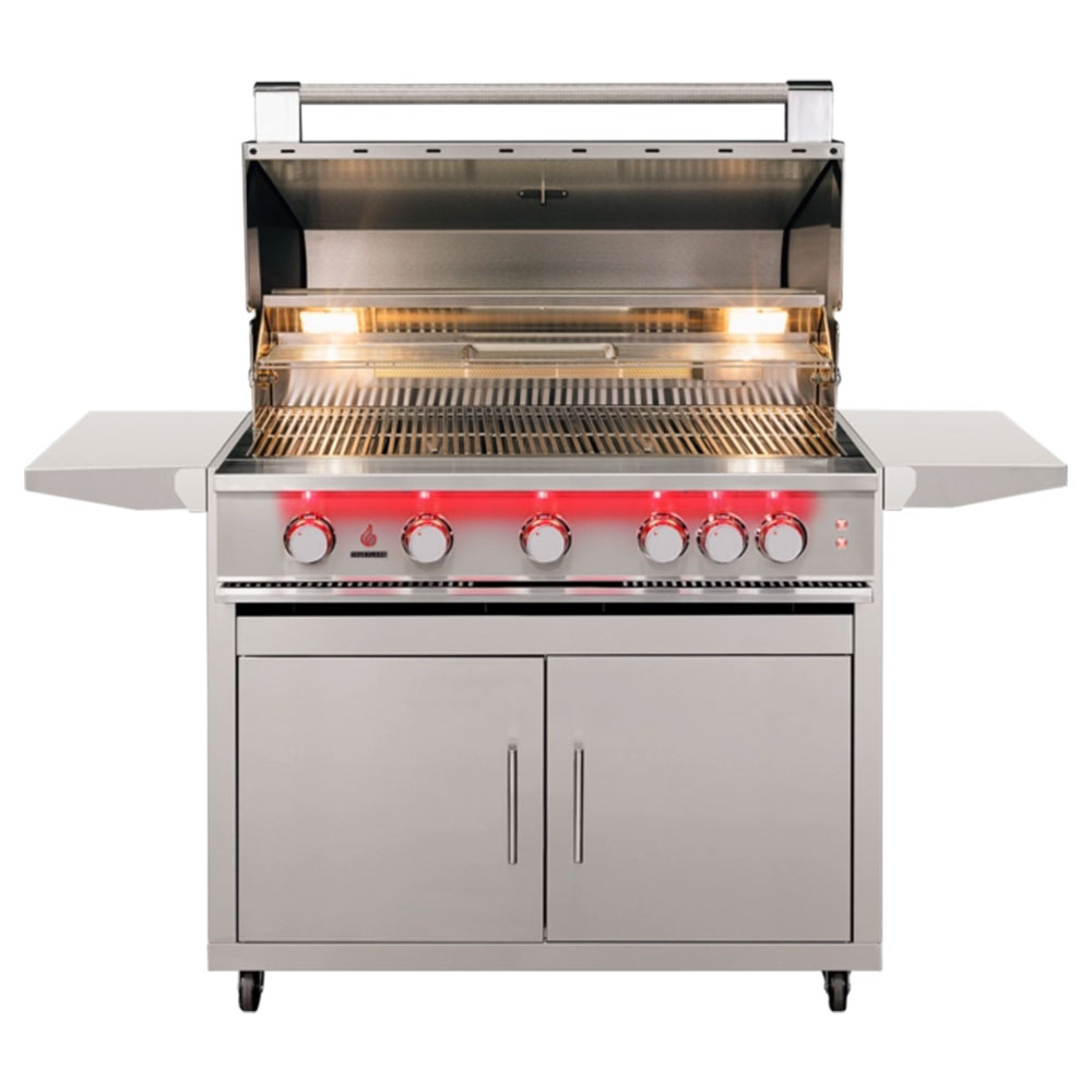 True Flame 40" Stainless Steel Freestanding Gas Grill