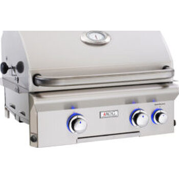 American Outdoor Grill 24" L-Series Built-In Gas Grill With Analog Thermometer, With Backburner