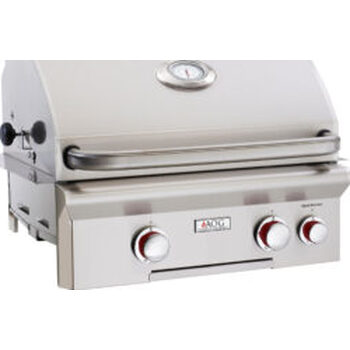 American Outdoor Grill 24" T-Series Built-In Gas Grill With Analog Thermometer, With Backburner