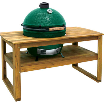 Solid Acacia Hardwood Table for XLarge EGG - No Casters