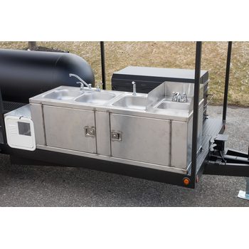 Meadow Creek Mobile Sink 4-Bowl Clean-Up