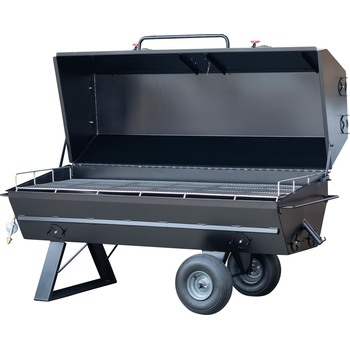 Meadow Creek PR72G Pig Roaster With Optional Doors in Lid