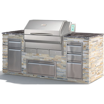 Memphis "Elite" Built-In ITC3 Pellet Grill - Island Elevated Kits