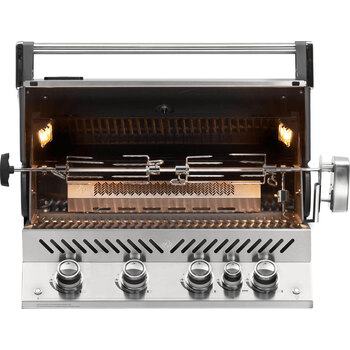 Built-in Prestige PRO™ 500 RB Gas Grill Head with Infrared Rear Burner – Stainless Steel
