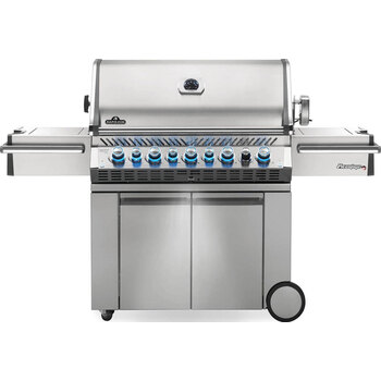 Napoleon Prestige PRO™ 665 RSIB Gas Grills with Infrared Rear & Side Burners - Stainless Steel