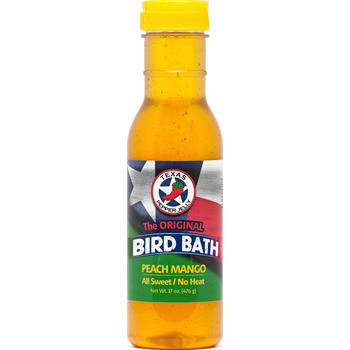 Texas Pepper Jelly Peach Mango All-Sweet/No Heat Texas Bird Bath