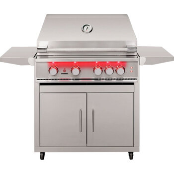 True Flame 32" Stainless Steel Freestanding Gas Grill