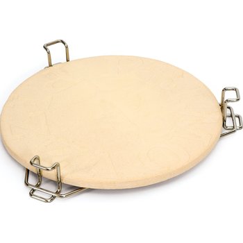 Primo: Heat Deflector Plate with Rack Kamado